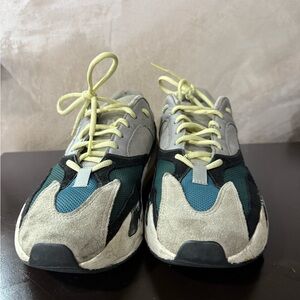 Yeezy Kids Sneakers in Gray and Teal